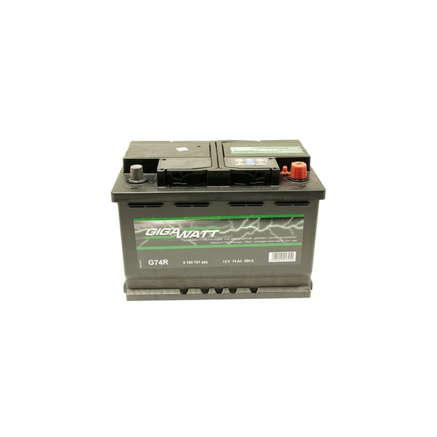 Акумулятор автомобільний GigaWatt 74А (0185757404) - зображення 1
