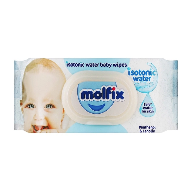 Дитячі вологі серветки Molfix Для чутливої шкіри 60 шт. (8690536845453) - зображення 1
