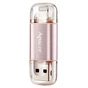 USB флеш накопичувач Apacer 128GB AH190 Rose Gold USB 3.1/Lightning (AP128GAH190H-1) - зменшене зображення 3