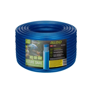 Поливочный шланг Alloid Pro армированный, 3-слойный, AZURE SNAIL, 1/2", 50м (WH-67652) изображение 1