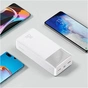 Батарея універсальна Baseus Bipow Overseas 30000mAh 20W, White (PPBD050402) - зменшене зображення 9