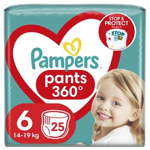 Підгузки Pampers трусики Pants Giant Розмір 6 (14-19 кг) 25 шт (8006540069745) зображення 1