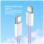 Дата кабель USB-C to Lightning 1.0m 27W purple ColorWay (CW-CBPDCL061-PU) - preview 9