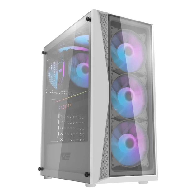 Корпус для ПК DARKFLASH DK352 PLUS WHITE - зображення 1