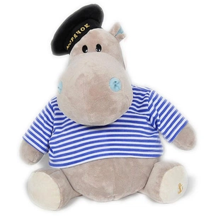 М'яка іграшка Orange Бегемот морячок, 30 см, orange (MA2640/20C) зображення 1