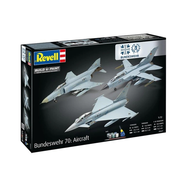 Збірна модель Revell набір до 70 річниці ВПС Німеччини 3 літаки, рівень 5, 1:72 (RVL-05627) - picture 9
