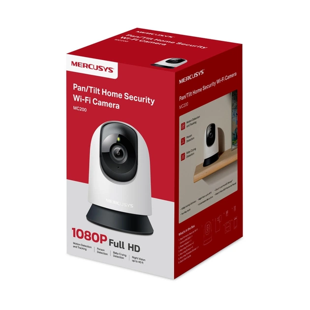 Камера відеоспостереження Mercusys IP-Камера MERCUSYS MC200 FHD N300 microSD motion detection (MC200) - picture 10