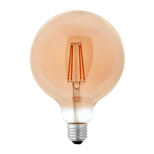 Лампочка Delux Globe G125 8Вт E27 2700К amber filament (90016726) зображення 1