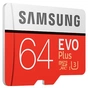 Карта пам'яті Samsung 64GB microSD class 10 EVO PLUS UHS-I (MB-MC64GA/RU) - зменшене зображення 2