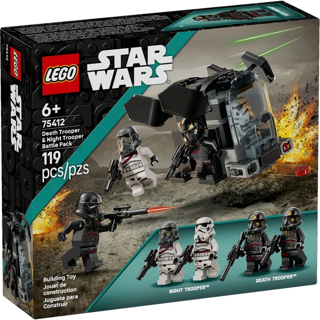 Конструктор LEGO Star Wars Бойовий набір «Боєць смерті та Нічний піхотинець» (75412-) - зображення 1