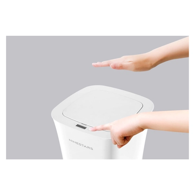 Контейнер для сміття Xiaomi Ninestars Waterproof Induction Trash White (DZT-10-11S) - picture 3