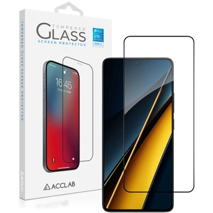 Скло захисне ACCLAB Full Glue Xiaomi Poco X6 Pro Black (1283126588679) зображення 1