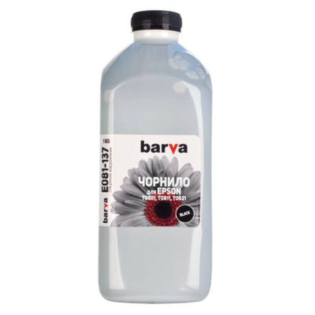 Чернила Barva EPSON T0811 BLACK 1кг (E081-137) - изображение 1