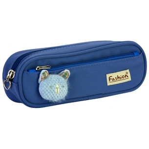 Пенал Cool For School 2 відділення з аплікацією Блакитний (CF6885-dk.blue) зображення 1