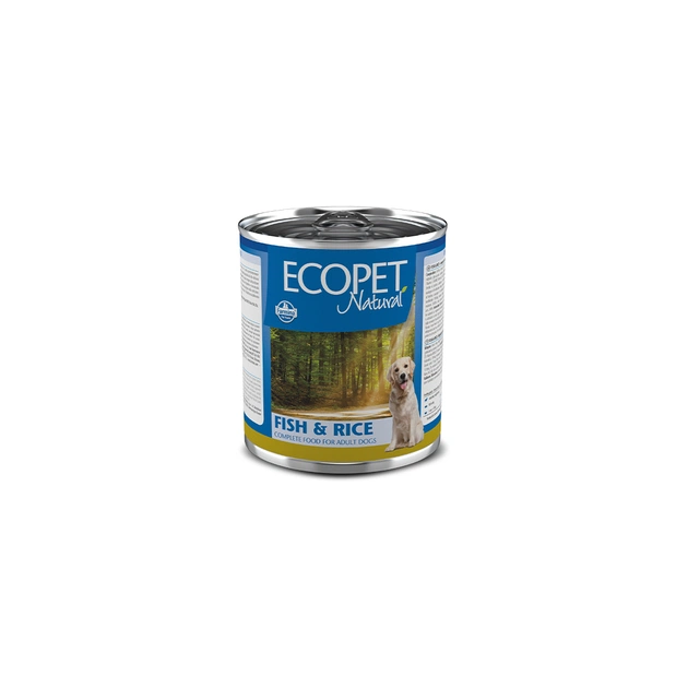 Консерви для собак Farmina Ecopet Natural Dog Fish & Rice з оселедцем 300 г (8606014106015) - зображення 1