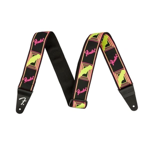 Ремінь для гітари Fender Strap 2" Neon Monogrammed Yellow Pink (232337) зображення 1