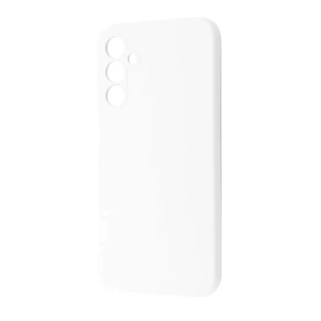 Чохол-накладка Wave Full Silicone Cover для Samsung Galaxy A15 4G SM-A155/A15 5G SM-A156 White - зображення 1