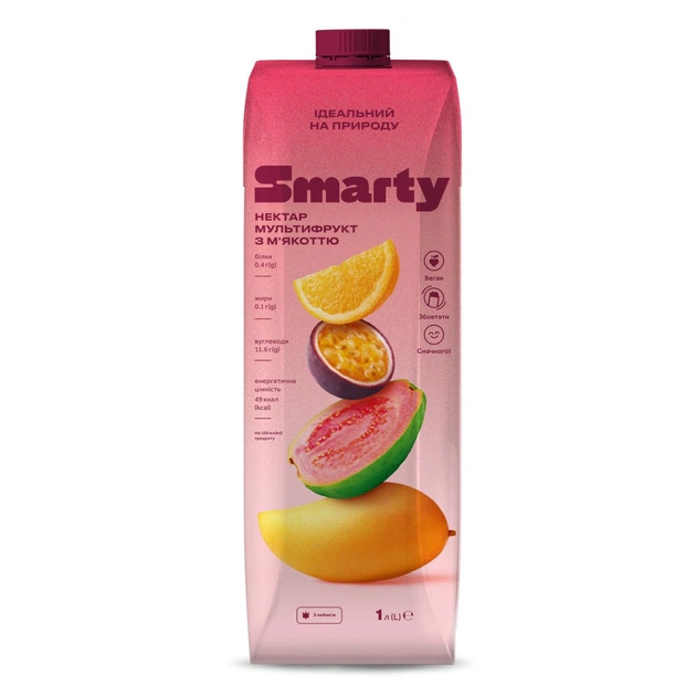 Сок Smarty Мультифрукт 1л (2612015) - изображение 1