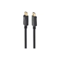 Кабель мультимедійний DisplayPort M to DisplayPort M 1.8m V1.2 Maxxter (CCBP-DP-DP-1.8) - зменшене зображення 1