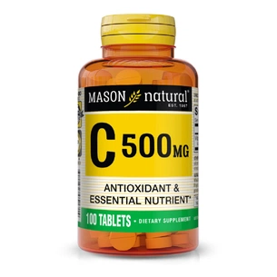 Вітамін Mason Natural Вітамін С 500мг, Vitamin C, 100 таблеток (MAV-05171) зображення 1