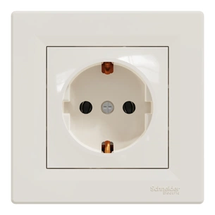 Розетка Schneider Electric ASFORA крем (EPH2900123) зображення 1