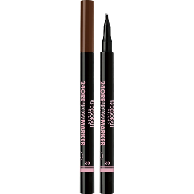 Фломастер для брів Deborah 24Ore Eyebrow Marker 02 - Light Brown (8009518343953) - зображення 1