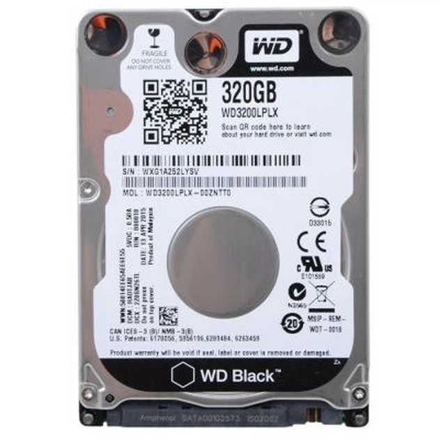 Жорсткий диск для ноутбука 2.5" 320GB WD (#WD3200LPLX-FR#) - изображение 1
