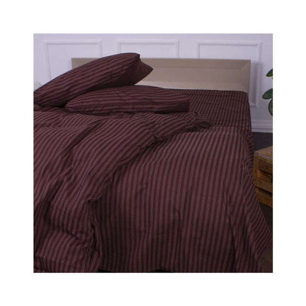 Наволочка MirSon Ranforce Elite 17-0617 Stripe Brown 40х60 см (2200008202262) - picture 3