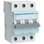 Автоматичний вимикач Hager 3-п. B 20A (6kA) 3M (B) (MBN320) - зменшене зображення 1