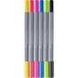 Художественный маркер Faber-Castell акварельных двухсторонних Goldfaber Aqua Dual Marker, 6 цветов (32361) - уменьшенное изображение 3