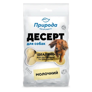 Ласощі для собак Природа Молочний 100 г (4823082403448) зображення 1