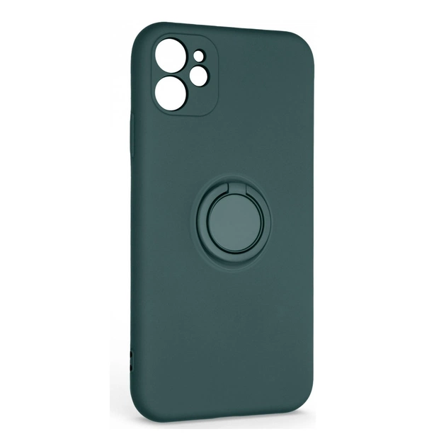 Чохол до мобільного телефона Armorstandart Icon Ring Apple iPhone 11 Dark Green (ARM68647) - изображение 1