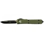 Ніж Microtech Ultrtaech Drop Point Black Blade Green (121-1OD) - зменшене зображення 1