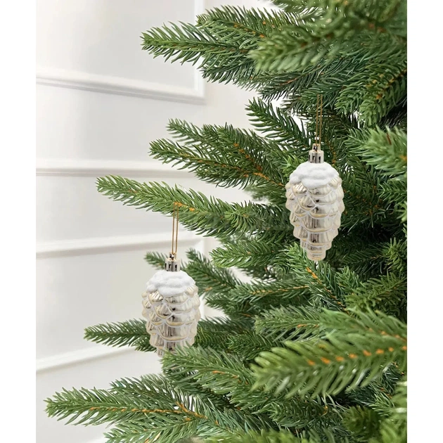 Ялинкова іграшка Chomik Шишки 9 см, 2 шт, золоті (5900779895386_1) - picture 3