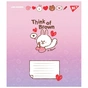 Зошит Yes Line Friends. Love letter 12 аркушів коса лінія (766934) - зменшене зображення 3