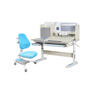 Парта з кріслом Mealux Winnipeg MG/BL + Omega KBL (BD-630 MG/BL+Y-220 KBL) изображение 1