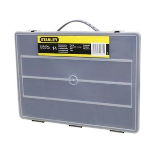 Ящик для інструментів Stanley 160, 14 відділень (340х260х57мм) (1-92-761) зображення 1