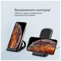 Зарядний пристрій ColorWay Wireless Stand 10W Blue (CW-CHW30Q-BL) - зменшене зображення 6