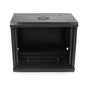 Шафа настінна Merlion 9U 19" 600*350*500 (Ш*Г*В)мм, black (MI3-6309 / 36528) - уменьшенное изображение 2