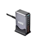 Зарядний пристрій XoKo 2xUSB-С PD100W + 3xUSB-С PD65W + 3xUSB QC18W 440W GaN (QC-400) - зменшене зображення 1