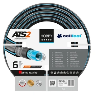 Шланг для поливу Cellfast HOBBY ATS, 3/4', 25м, 6 шарів, до 30 Бар, -20…+60°C (16-220) изображение 1