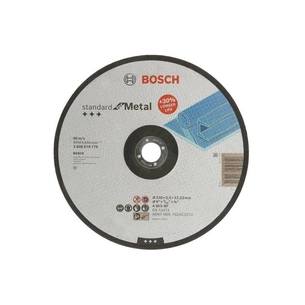 Круг відрізний Bosch Standard, 230х22.23мм, по металу (2.608.619.776) зображення 1