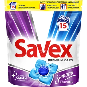 Капсули для прання Savex Super Caps Semana Perfume 15 шт. (3800024046865) зображення 1