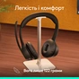 Навушники Logitech Zone 305 for Business Bluetooth Black (981-001458) - зменшене зображення 11