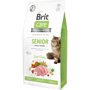 Сухий корм для кішок Brit Care Cat GF Senior Weight Control 7 кг (8595602540938) зображення 1