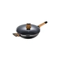 Сотейник Bergner Earth black з кришкою та довгим руків'ям 28 см (BG-34628-BK) - зменшене зображення 1