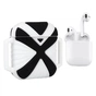 Чохол для навушників X-HuWei i-Smile для Apple AirPods IPH1443 Black+White (702333) - зменшене зображення 3