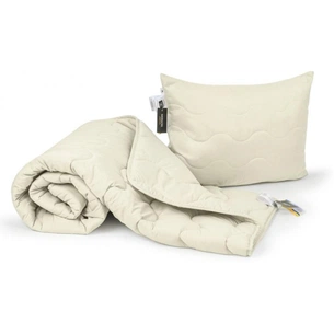 Ковдра MirSon Набір шовковий №1689 Eco Light Creamy 172х205 + подушка (2200002657020) зображення 1
