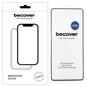 Скло захисне BeCover Motorola Moto G55 10D Black (712717) зображення 1