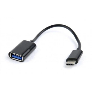 Перехідник OTG USB 2.0 AF to USB-C 0.2m Cablexpert (A-OTG-CMAF2-01) зображення 1